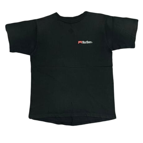 Marlboro MAN BACK BIG PRINT TEE BLACK 8 9966
