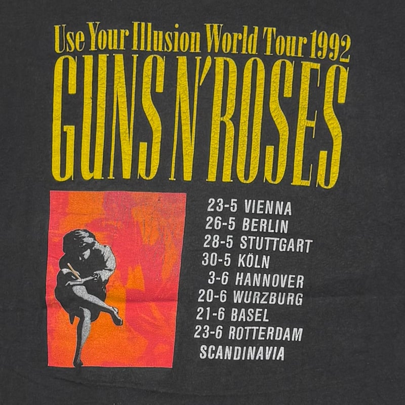 GUNS N' ROSES AXL ROSE WORLD TOUR 1992 VIENNA L