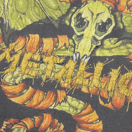 METALLICA PUSHEAD 1992 WHERVER I MAY ROAM DRAGON METALLICA TAG XL 4627