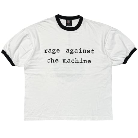 RAGE AGAINST THE MACHINE WRECKING BALL RINGER WHITE/BLACK GIANT XL 3490