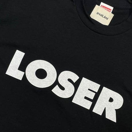 greatLAnd ORIGINAL LOSER LOGO SS TEE BLACK
