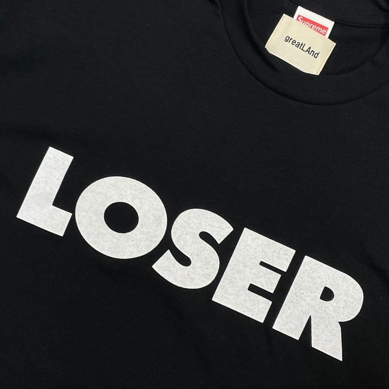 greatLAnd ORIGINAL LOSER LOGO SS TEE BLACK | gr