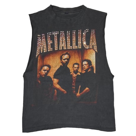 METALLICA 1998 RELOAD NORTH AMERICA TOUR RHINESTONE SLEEVE CUT FITS MEDIUM 6988