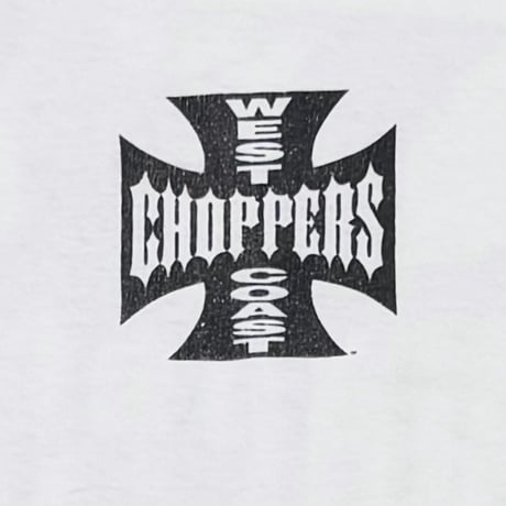 WEST COAST CHOPPERS IRON CROSS LS WHITE XL 8294
