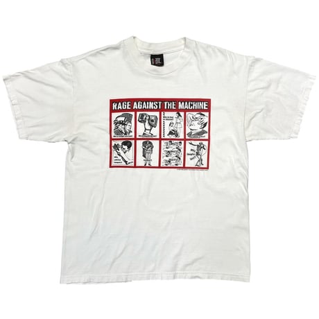 RAGE AGAINST THE MACHINE 1999 BARBARA KRUGER WHITE GIANT XL 2272