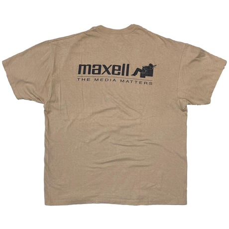 maxell THE MEDIA MATTERS LIGHT BROWN Hanes XL 6914