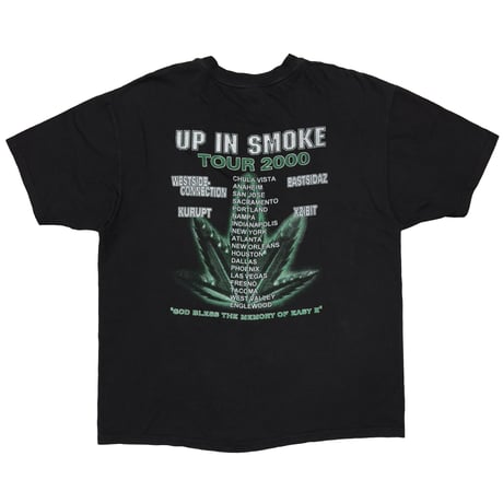 UP IN SMOKE TOUR 2000 DR.DRE SNOOP DOGG EMINEM ICE CUBE WARREN G. FITS XXL 7794