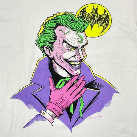 DC COMICS 1989 JOKER WHITE XL 8580