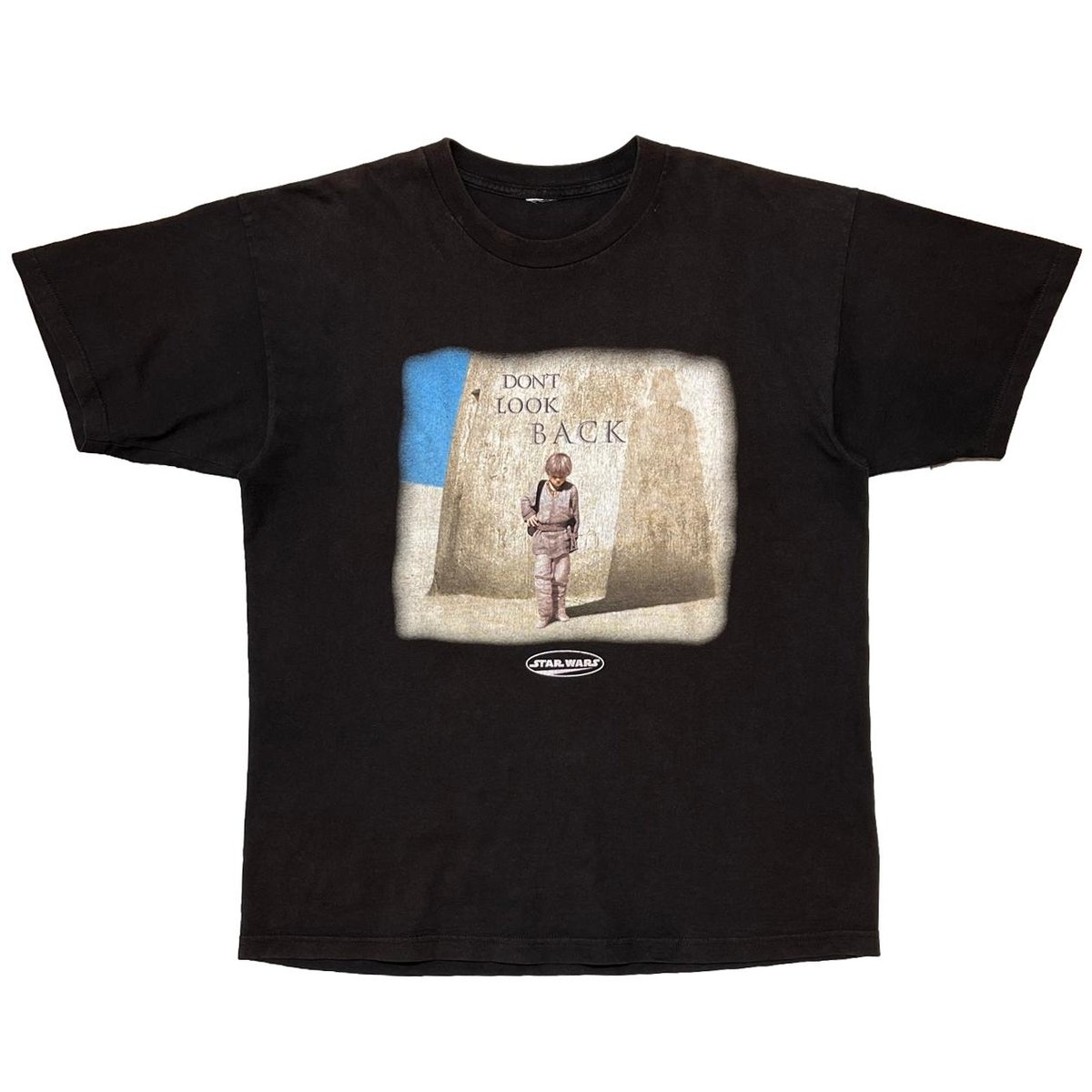 STAR WARS EP1 アナキン　DON’T LOOK BACKビンテージ Star Wars 90s Episode 1 Don't Look Back Movie Promo Tee