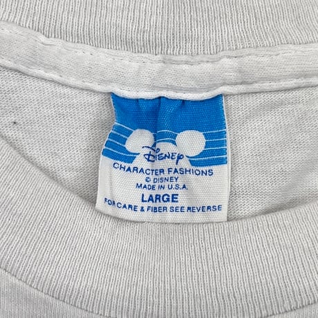 DISNEY VINTAGE MONOCHROME OLD&NEW MICKEY MOUSE WHITE LARGE 4412