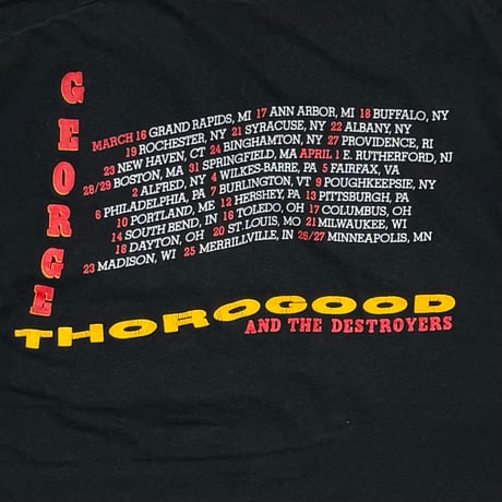 GEORGE THOROGOOD & THE DESTROYERS BOOGIE PEOPLE SCREEN STARS XL 6728