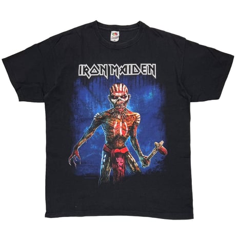 IRON MAIDEN THE BOOK OF SOULS EUROPEAN TOUR 2017 FRUIT OF THE LOOM LARGE 4242