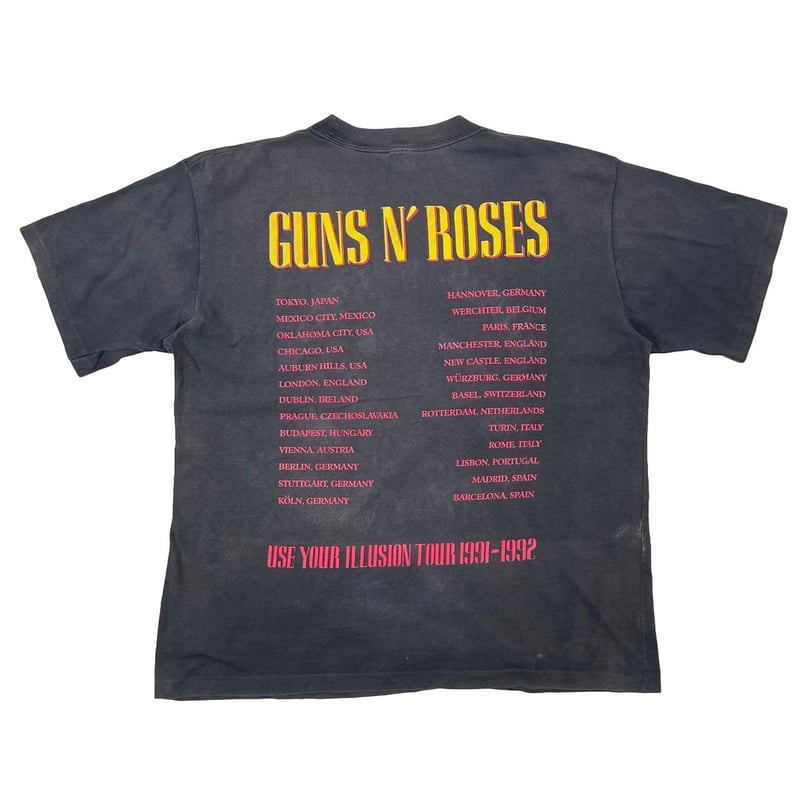 GUNS N' ROSES SKULL CROSS GUN USE YOUR ILLUSION