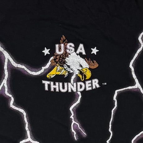 USA THUNDER SKULL & SNAKE FOREVER FREE BLACK LARGE 7682