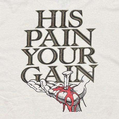 LORD'S GYM HIS PAIN YOUR GAIN WHITE DELTA XL 3656