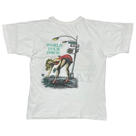 AC/DC MONEY TALKS WPRLD TOUR 1990/91 WHITE FITS LARGE 6241