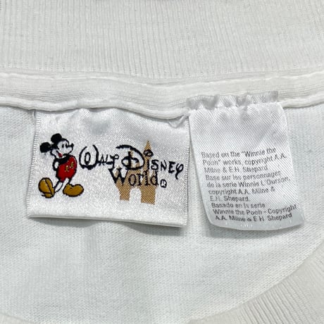 DISNEY VINTAGE WINNIE THE POOH ANIMAL KINGDOM TIGER WHITE FITS XL 8644