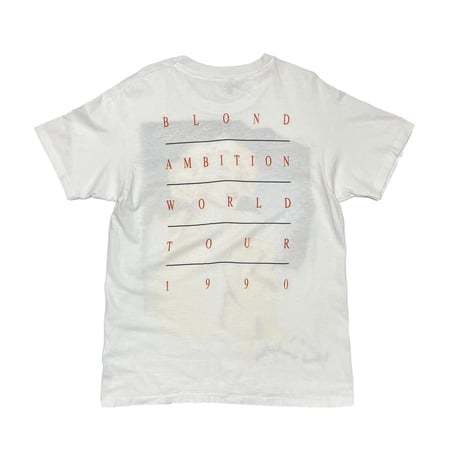 MADONNA BLOND AMBITION TOUR 1990 HANES LARGE WHITE 3990