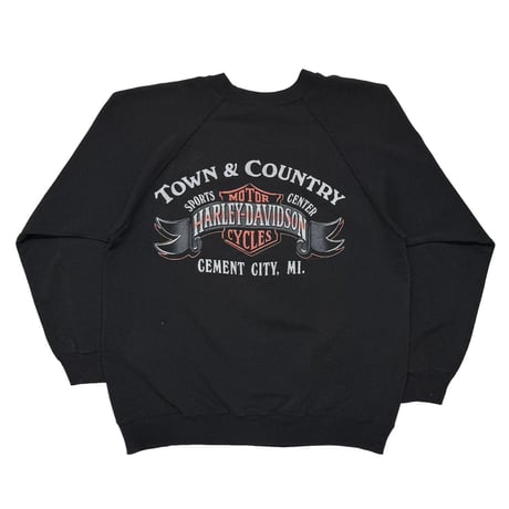 HARLEY DAVIDSON 1997 SURVIVOR WOLF CEMENT CITY CREWNECK SWEAT HANES XL 1812