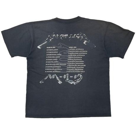 METALLICA 4 FACE 1991-92-93 METALLICA TAG LARGE 5730