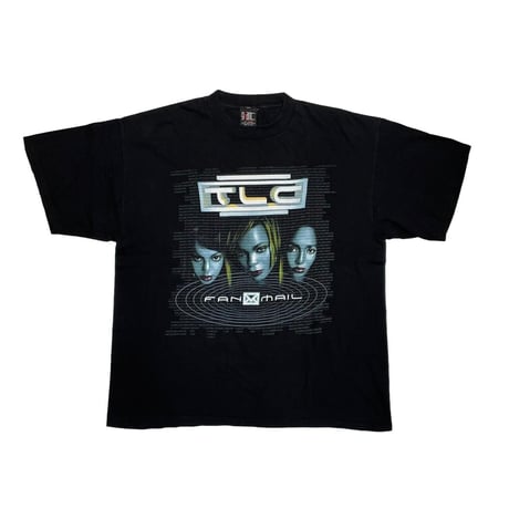 TLC FAN MAIL 1999 OFFICIAL TEE BLACK GIANT XL 0902