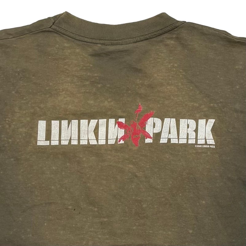 LINKIN PARK 2001 HYBRID THEORY FADED OLIVE LARG