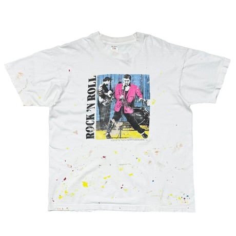 ELVIS PRESLEY ROCK'N ROLL PAINTED WHITE FOTL XL 4053