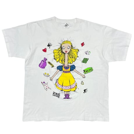 ALICE IN WONDERLAND ALICE & CAT DOUBLE SIDE WHITE ANDAZIA XL 2298