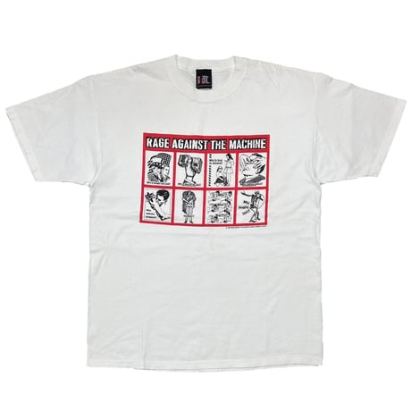 RAGE AGAINST THE MACHINE BURBARA KRUGER WHITE GIANT XL 8643