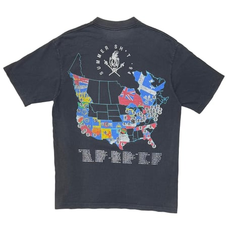 METALLICA 1992 METALLIFUKINCA  SUMMER SHIT 92 GIANT BY TEEJAYS LARGE 1008