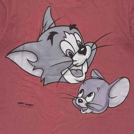 OLD&VINTAGE TOM & JERRY CALVIN KLEIN PARODY FADED PURPLE MEDIUM 4147