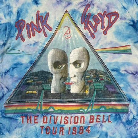 PINK FLOYD THE DIVISION BELL TOUR 1994 TIE DYE FITS XL 8471
