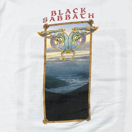 BLACK SABBATH 1990 TYR TOUR WHITE EURO XL 8382