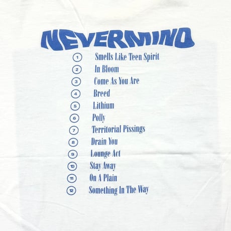 NIRVANA NEVERMIND FITS XL 9403