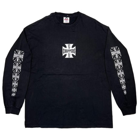 WEST COAST CHOPPERS IRON CROSS LONG BEACH LA LS BLACK ALSTYLE XXL 9981