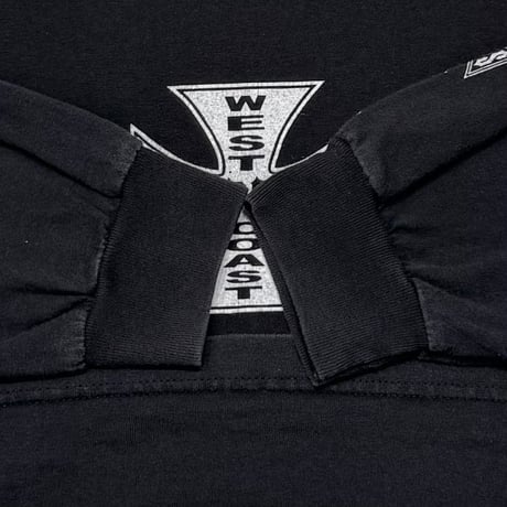 WEST COAST CHOPPERS NARROW IRON CROSS BLACK FITS LARGE 8664