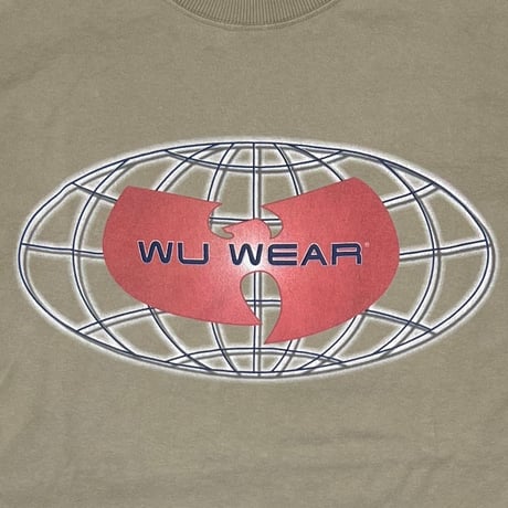 WU-TANG CLAN WU WEAR LOGO LS KHAKI LARGE 7036