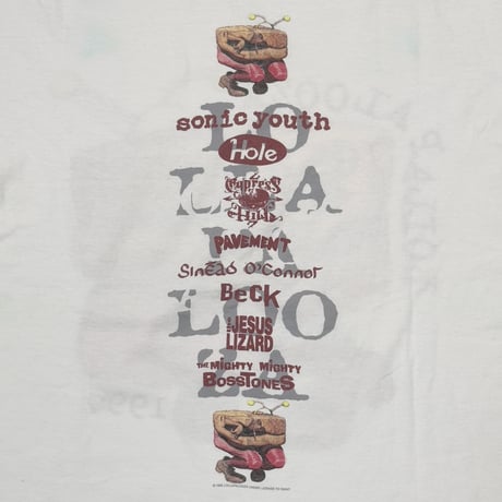 LOLLAPALOOZA 1995 WHITE HANES XL 9620