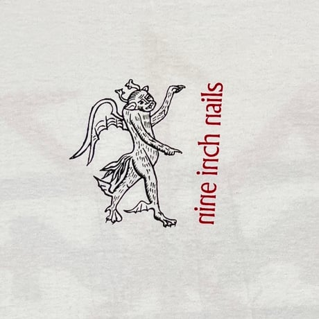 NINE INCH NAILS 1995 DEVIL TOUR WHITE ALL SPORT XL 3228