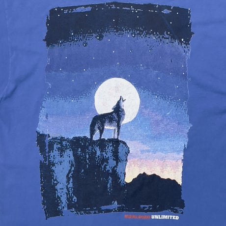 Marlboro UNLIMITED COYOTE POCKET TEE BLUE FITS LARGE 1166