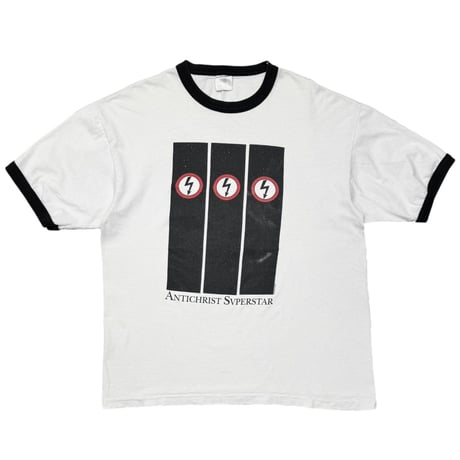 MARILYN MANSON REPENT RINGER WHITE/BLACK WINTERLAND XL 4013