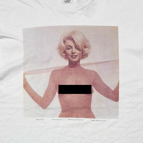 MARILYN MONROE 1997 Last Sitting WHITE FRUIT OF THE LOOM XL 4481