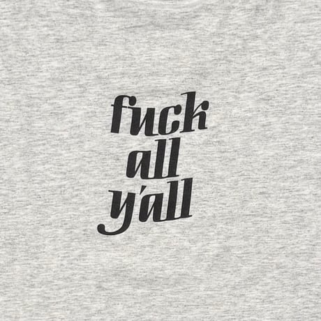 BEASTIE BOYS FUCK ALL Y'ALL ASH GREY HANES LARGE 0286