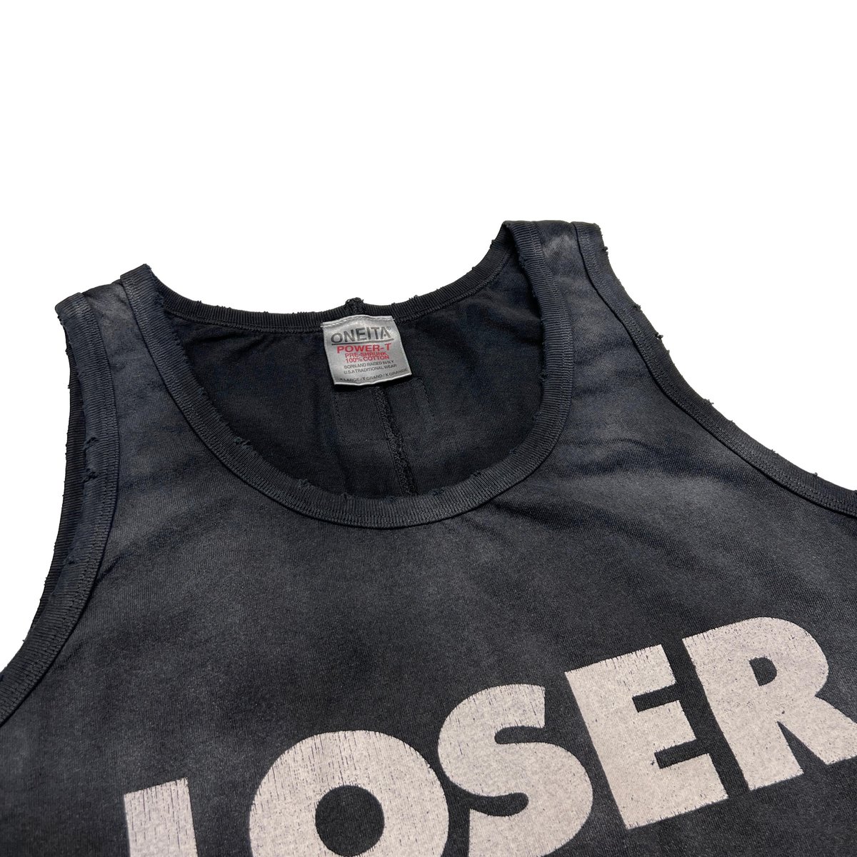 greatLAnd ORIGINAL ONEITA TANKTOP Lサイズ greatLAnd ORIGINAL ONEITA LOSER TANK TOP BLACK