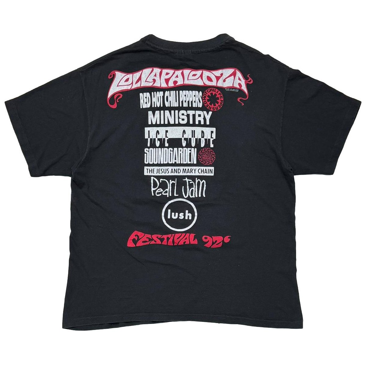 LOLLAPALOOZA 1992 RED HOT CHILI PEPPERS RUSH SO