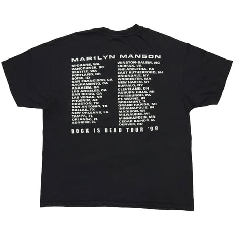 MARILYN MANSON ROCK IS DEAD TOUR '99 WINTERLAND XL 6874