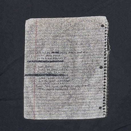 NIRVANA KURT COBAIN MEMORIAL NOTE ANVIL LARGE 1152