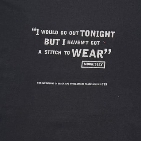 MORRISSEY FLEADH 1996 FESTIVAL GUINESS SCREEN STARS XL 9829