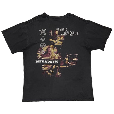 MEGADETH CRYPTICWRITING WORLD TOUR 1998 GIANT LARGE 7253