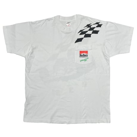 Marlboro F-1 Elkhart Lake '94 WHITE FRUIT OF THE LOOM XL